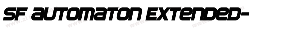 SF Automaton Extended字体转换